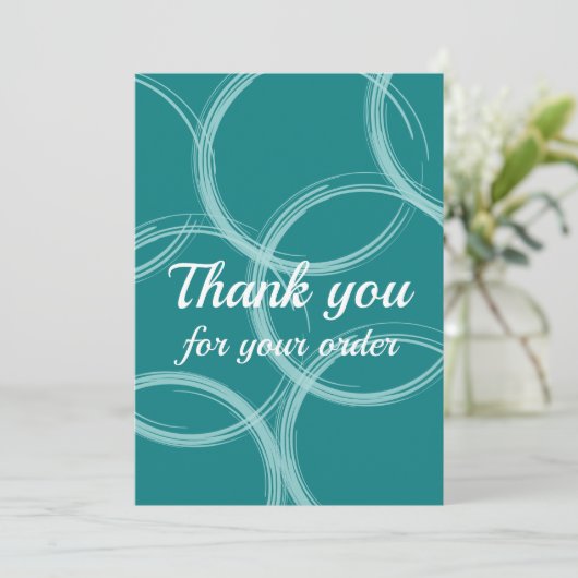 Bedankt voor je creditcard kaart (Staand voorkant)