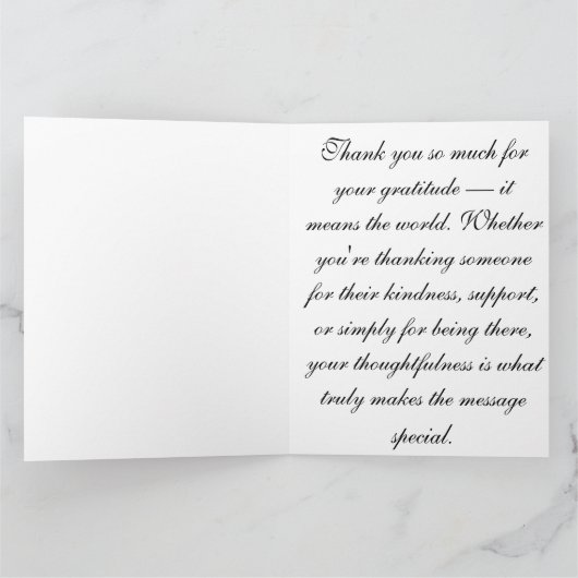 Bedankt voor je creditcard kaart (Binnen)