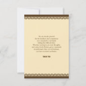 Bedankt voor je creditcard kaart (Achterkant)