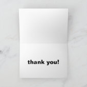 Bedankt voor je creditcard, kleurrijke gestreept u (Binnen)