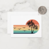 Bedankt voor je creditcard notitiekaartje (Voorkant / Achterkant in situ)