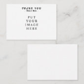 Bedankt voor je creditcard notitiekaartje (Voorkant / Achterkant)