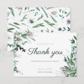 Bedankt voor je creditcard voor bruiloft informatiekaartje (Voorkant / Achterkant)