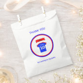 Bedankt voor je eigen naam 10e verjaardag bedankzakje (Geknipt)