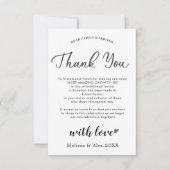 bedankt voor je favoriete kaart | Dank u wel (Voorkant)