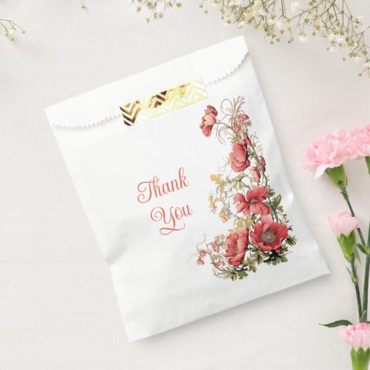 Bedankt voor je favoriete tassen bedankzakje (Gezegeld)