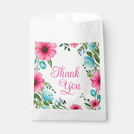 Bedankt voor je favoriete tassen bedankzakje (Voorkant)