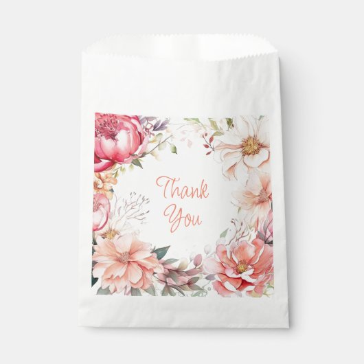 Bedankt voor je favoriete tassen bedankzakje (Voorkant)