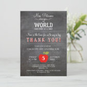 Bedankt voor je feest. kaart (Staand voorkant)