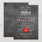 Bedankt voor je feest. kaart (Voorkant / Achterkant)