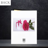 Bedankt voor je fotokaart gouden boog zwart