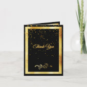 Bedankt voor je fotokaart voor je verjaardag zwart (Voorkant)