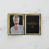 Bedankt voor je fotokaart voor je verjaardag zwart (Binnen)