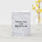 Bedankt voor je geboorte. kaart (Gele Bloem)