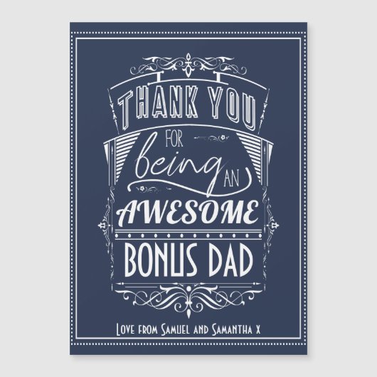 Bedankt voor je Geweldige bonusvader - Stepdad (Voorkant)