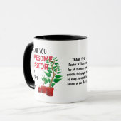 Bedankt voor je Geweldige waardering voor PASTOR Mok (Voorkant links)