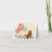 Bedankt voor je Goldendoedle Puppy (Voorkant)