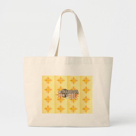 Bedankt voor je grote tote bag (Voorkant)