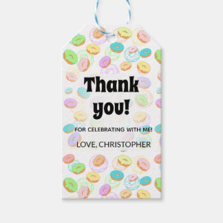Bedankt voor je gunstlabels cadeaulabel