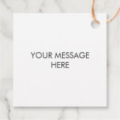 Bedankt voor je handjes cadeau Label, Kraft Bedankjes Labels (Achterkant)