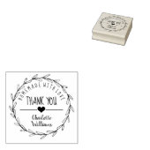 Bedankt voor je homemade met de rubber stempel van (Gestempeld)
