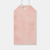 Bedankt voor je ijsje Boho-baby shower. Cadeaulabel (Achterkant)