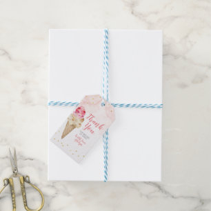 Bedankt voor je ijsje Vrijgezellenfeest Favor Cadeaulabel
