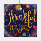 Bedankt voor je 'inspiratie' keramisch ornament (Voorkant)