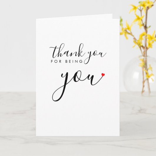 BEDANKT VOOR JE Kaart (Gele Bloem)