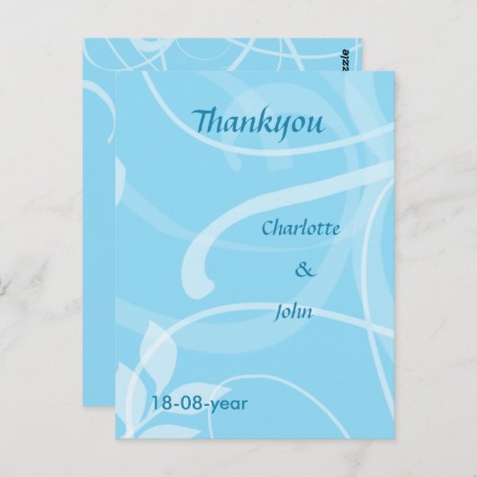 Bedankt voor je kaarten (Voorkant / Achterkant)