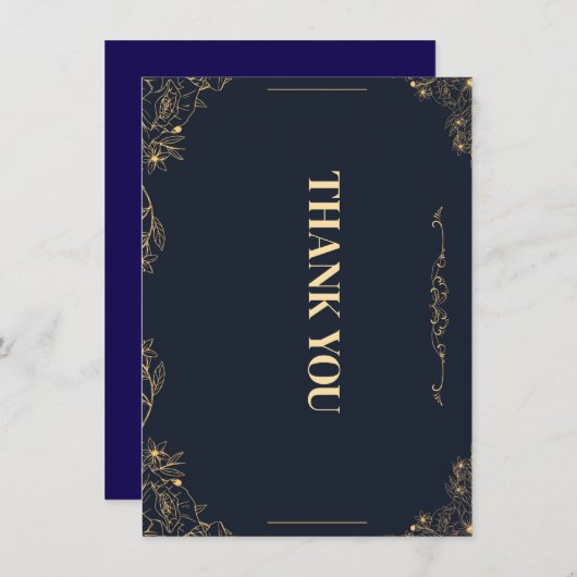 Bedankt voor je kaarten (Voorkant / Achterkant)