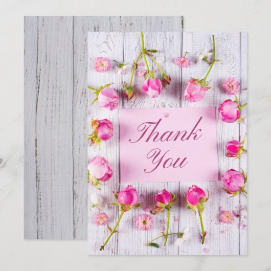 Bedankt voor je kaarten (Voorkant / Achterkant)