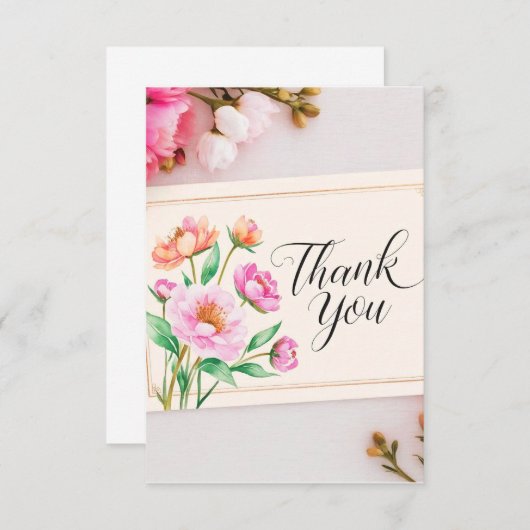 Bedankt voor je kaarten (Voorkant / Achterkant)