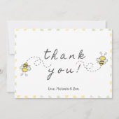 Bedankt voor je kaarten, Baby shower Cute Modern (Voorkant)