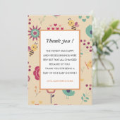 Bedankt voor je kaarten Cute Whimsical (Staand voorkant)