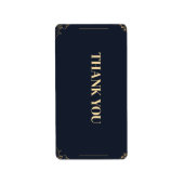 Bedankt voor je kaarten etiket (Voorkant)