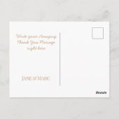 Bedankt voor je kaarten voor de Folie Rosegold Bri (Achterkant)