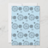 Bedankt voor je kaarten Zoet je Baby shower. (Achterkant)