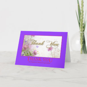 Bedankt voor je kaartje