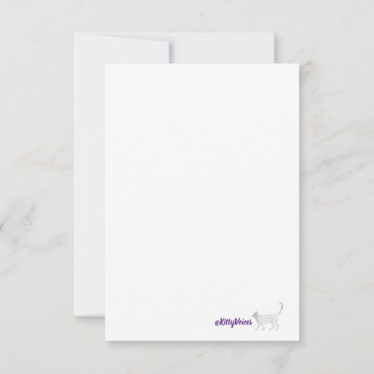 Bedankt voor je kaartje bloemen roze fuchsia (Achterkant)