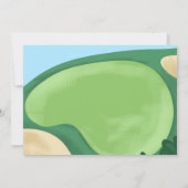 Bedankt voor je kaartje in één Golf Birthday T-shi Kaart (Achterkant)