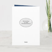 Bedankt voor je kerstboom met JOY en duif Feestdagen Kaart (Achterkant)