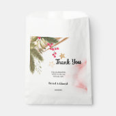 Bedankt voor je kerstbruiloft. bedankzakje (Voorkant)