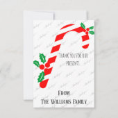 Bedankt voor je kerstkaart Aangepast op maat (Voorkant)