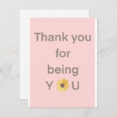 Bedankt voor je komst (Voorkant / Achterkant)