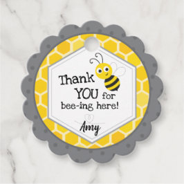 Bedankt voor je komst - Bumble Bee Bedankjes Labels