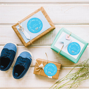 Bedankt voor je komst naar mijn feest Baby shower  Ronde Sticker