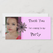 Bedankt voor je komst naar mijn partijfotokaart (Voorkant)