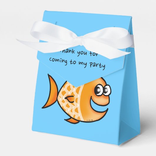 Bedankt voor je komst naar mijn verjaardagsfeestje bedankdoosjes (Voorkant Zijde)