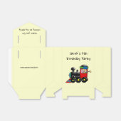 Bedankt voor je komst naar mijn verjaardagsfeestje bedankdoosjes (Uitgevouwen)